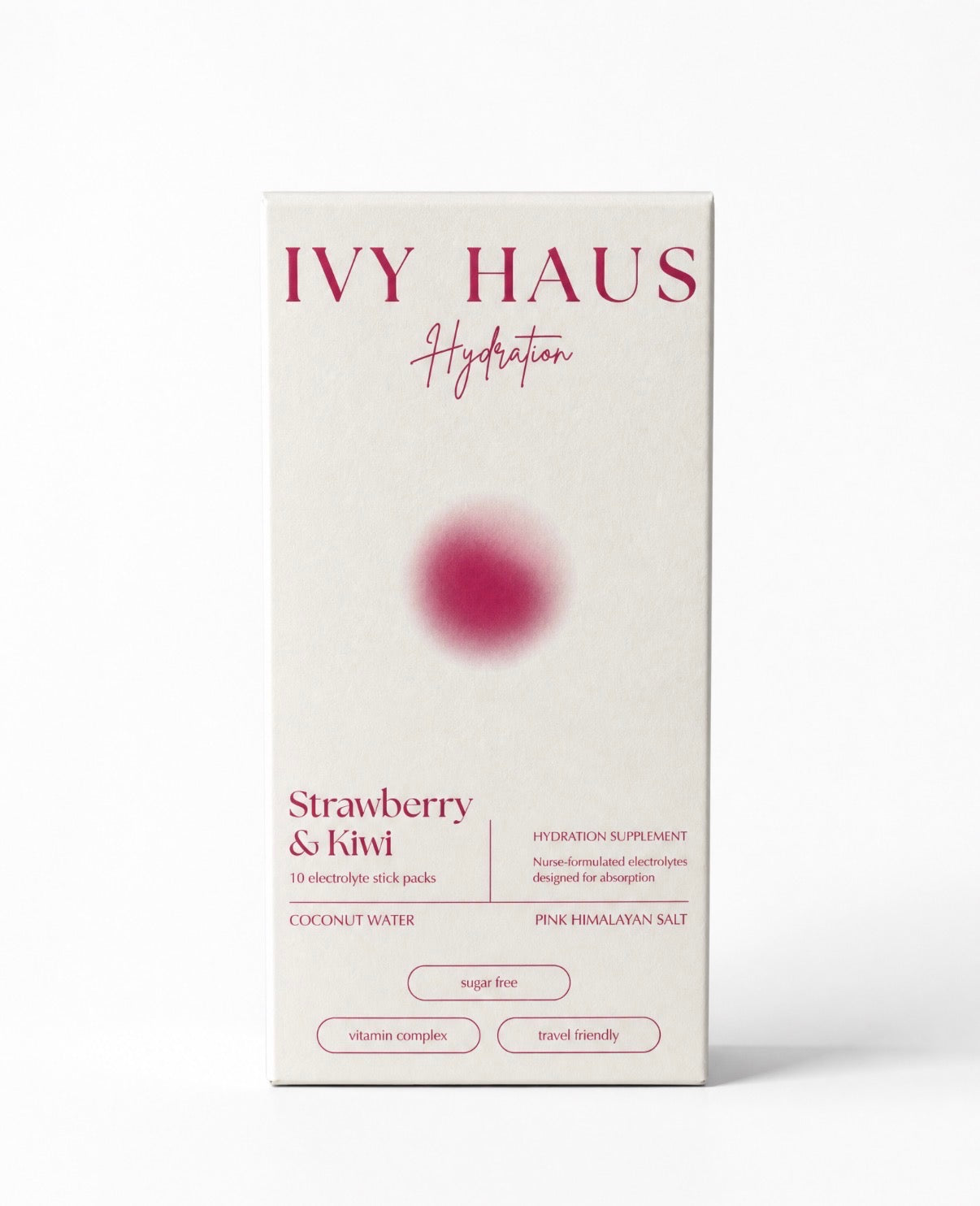 Ivy Haus Strawberry Kiwi hydration mix product photo