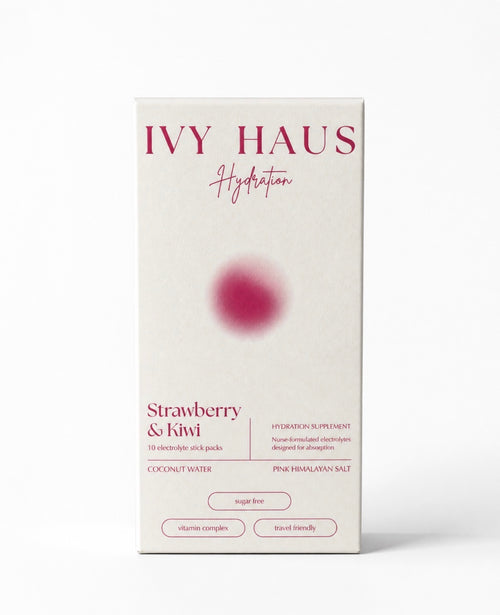 Ivy Haus Strawberry Kiwi hydration mix product photo